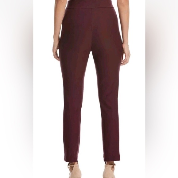 Rafaella Women's Stretch Slim Ankle Pull-On Elastic Waist Dress Pants - Picture 8 of 9